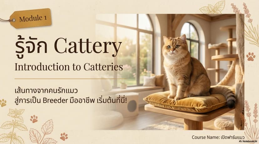Module 1: รู้จัก Cattery