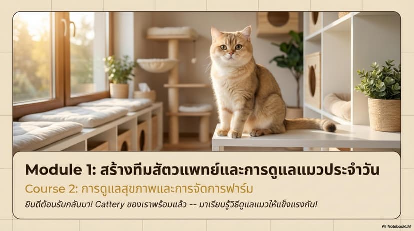 Module 9: สร้างทีมสัตวแพทย์