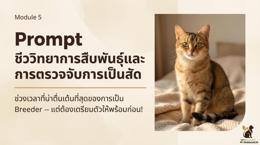 Module 13: ชีววิทยาการสืบพันธุ์